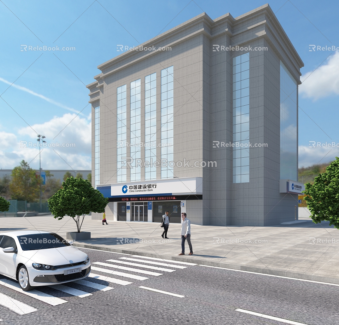 China Construction Bank 3d model