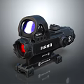 HAMA Tactical Weapon Sight With Trinity Purple Red Illumination And Firefield Design