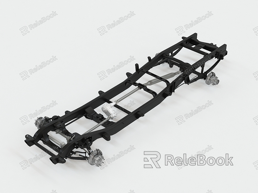 modern car chassis model