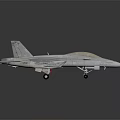 Modern Fighter Next Generation Aircraft 3d model