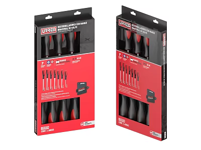 Screwdriver suit screwdriver packaging box tool packaging box 3d model