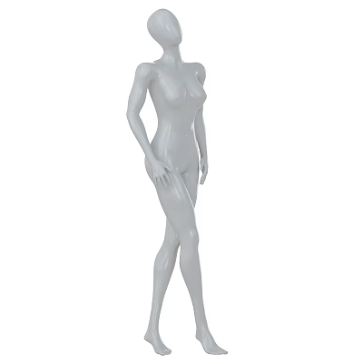 Modern commercial equipment model faceless abstract smooth human body 3d model