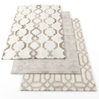 Square carpet 3d model