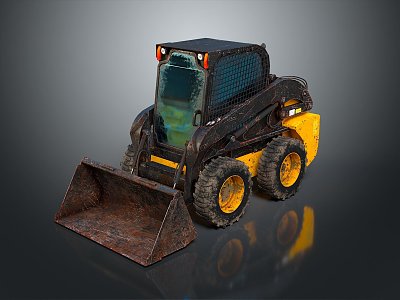 Modern Forklift Old Forklift Old Forklift Earth Forklift 3d model