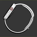 White Smartwatch Strap With Comfortable Design And Stylish Modern Look
