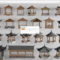 Traditional Chinese Style Pavilions And Gazebos Collection In Various Designs