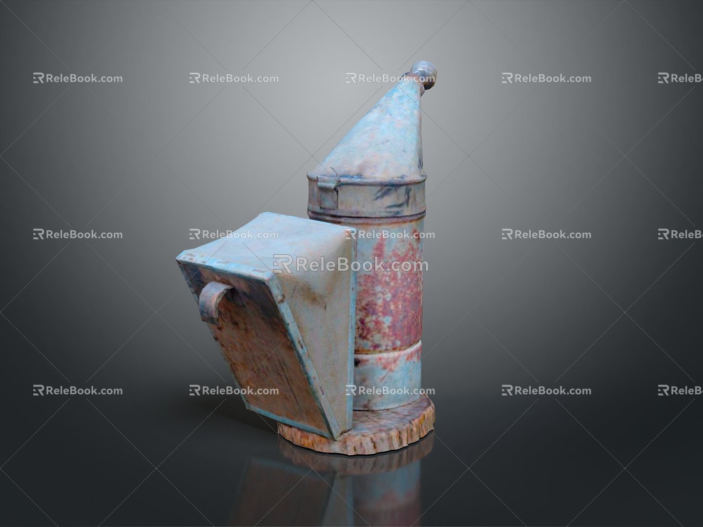 Industrial LOFT chimney fireplace soot stove smoke stove 3d model