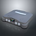 Nintendo Modern Gray Electronic Gaming Console With Multiple Buttons And Display Screen