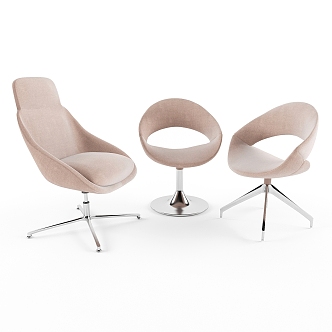 modern table and chair combination linea fabbrica chair 3d model