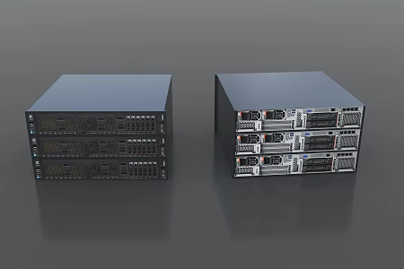 Switch Server Blade Server Network Equipment Computer Hardware 3d model