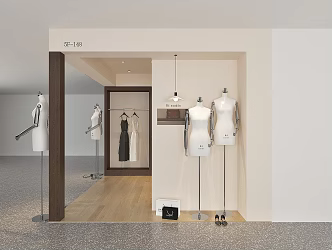 Modern Clothing Store 3d model
