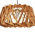 Stylish Wooden Chandeliers With Various Modern Designs And Geometric Shapes For Home Decor