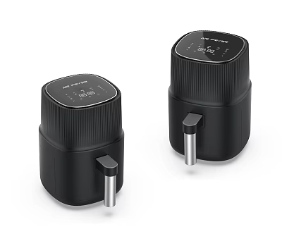 Modern air fryer 3d model