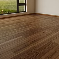 Warm Natural Wooden Floor With Beautiful Wood Grain In Bright Interior Room