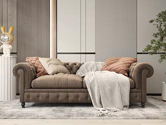 Jane Europe double sofa 3d model