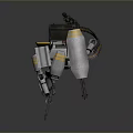 Mech Warrior Mech Soldier Machine Battlearm Mechanical Battlearm Machine Fighter Robot 3d model
