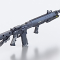 Assault Rifle Automatic Rifle Weapon Guns Firearms Science Fiction Rifle Science Fiction Gun Submachine Gun Sniper Gun 3d model