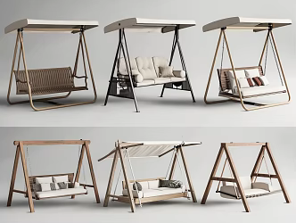 Swing Chair Hanging Chair Garden Chair 3d model