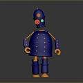 Modern Robot Robot Police Mechanical Police 3d model