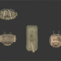 Various Styles Military Green Canvas Daily Use Bags With Straps And Pockets