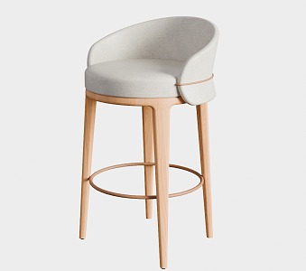 Banqueta Sic ília Bar Chair 3d model