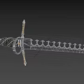 Medieval Dagger Weapon Equipment Knife Sharp Weapon Cold Weapon Ancient Weapon Sword Breaking Sword Magic Sword Dagger PBR Material 3d model
