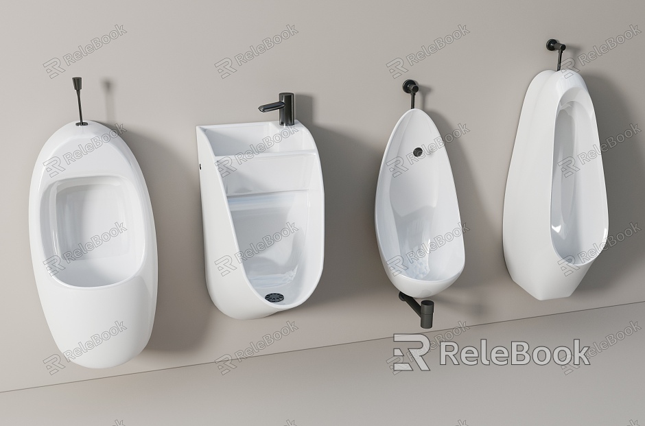 Modern urinal urinal model