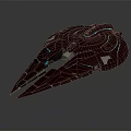 Modern space fighter sci-fighter sci-fighter 3d model