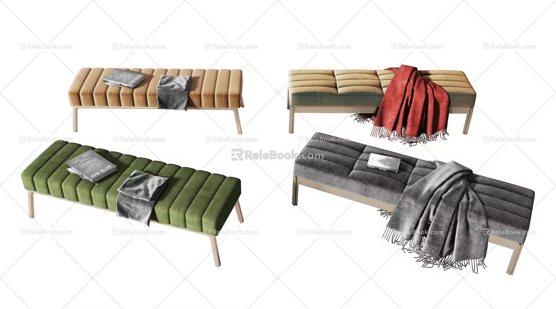 Modern Sofa Bench Sofa Bench 3d model