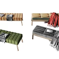 Modern Sofa Bench Sofa Bench 3d model