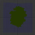 Lush Green Fern Plant Clusters As Garden Decor With Human Silhouette For Scale