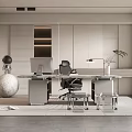Modern study 3d model