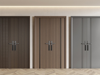 Double Door Double Door Office Door Villa Door Security Door Entry Door 3d model