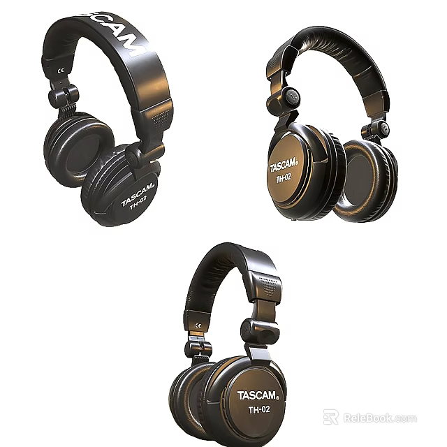 Modern Over Ear Headphones With Comfortable Earpads High Quality Sound And Magan Brand Design 3d model 