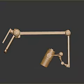 Golden Metal Bracket Holder With Shiny Surface And Polished Bolts For Daily Life Use