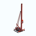 modern industrial machinery pile machine 3d model