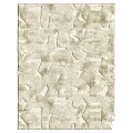 Square Rug Modern Design Geometric Pattern Neutral Beige Color Soft Texture Home Living Room Decor
