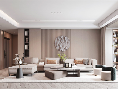 modern living room model