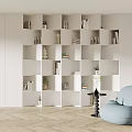 Modern Bookcase Bookshelf Display Cabinet 3d model
