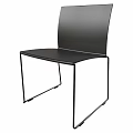 Modern Kitchen Cabinets With Black Finish And Sleek Metal Frame Design