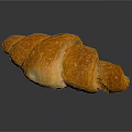 Fresh Buttery Croissant With Golden Brown Flaky Texture And Soft Interior
