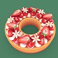 Loop Pie Pie Cake 3d model