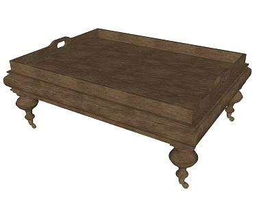 American coffee table coffee table corner table 3d model