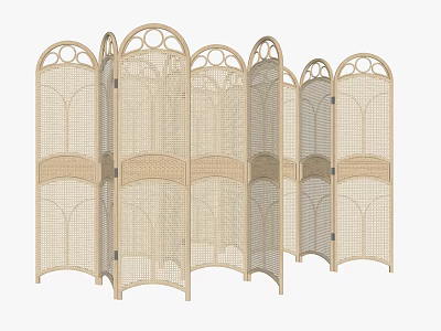 Modern Screen Homestay Partition 3d model
