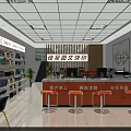 Customer Focused Print Shop Providing Printing Services Computers Shelves Supplies And Counter Stools