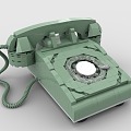 LEGO toy blocks vintage vintage telephone landline 3d model