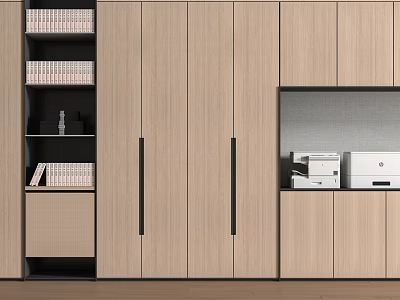 Modern Open Kitchen Interior Design With Island Counter Cabinets And Appliances 3d model