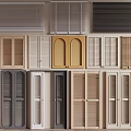 Various Styles Of Window Blinds With Different Colors And Materials