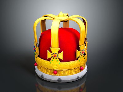 Crown Home Ornaments Royal Goods Noble Goods Jewelry Ornaments 3d model