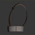 Brown Leather-like Harness With Adjustable Straps And Buckle Design Daily Essentials